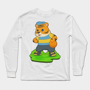 Tiger Basketball player Basketball Long Sleeve T-Shirt
